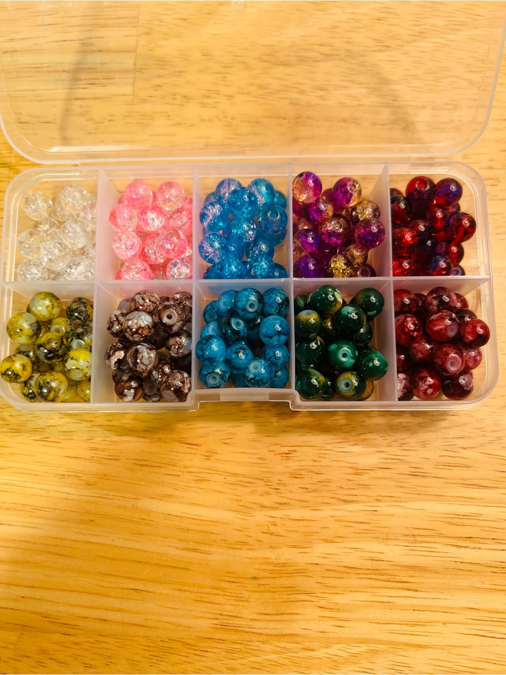 Mixed Glass Bead Assortment - Multicolor
